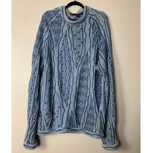 Authentic Coogi Blue Pullover Sweater XL